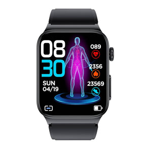 PH50 High-end ECG/PTT/HRV and Blood Glucose Blood Pressure Heart Rate Smart Health Watch