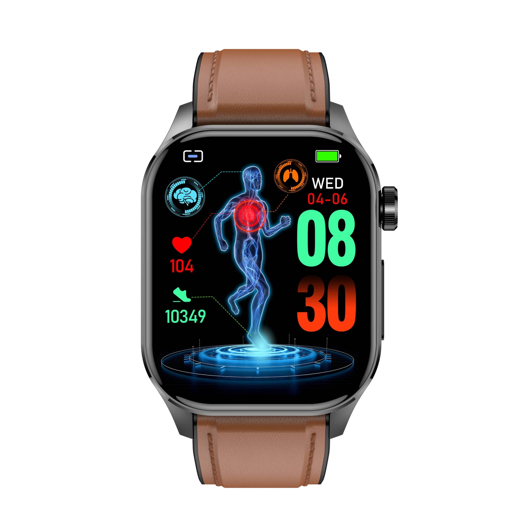 PH580 ECG/EKG Blood Sugar Blood Pressure Call Intelligent Health Management Smart Watch