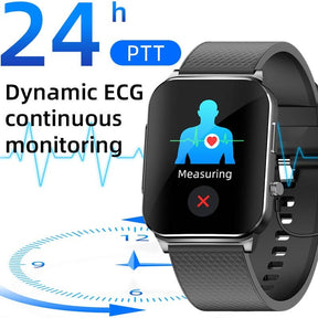 PH03 24h Dynamic ECG/EKG Health Smart Watch and Blood Glucose Monitoring