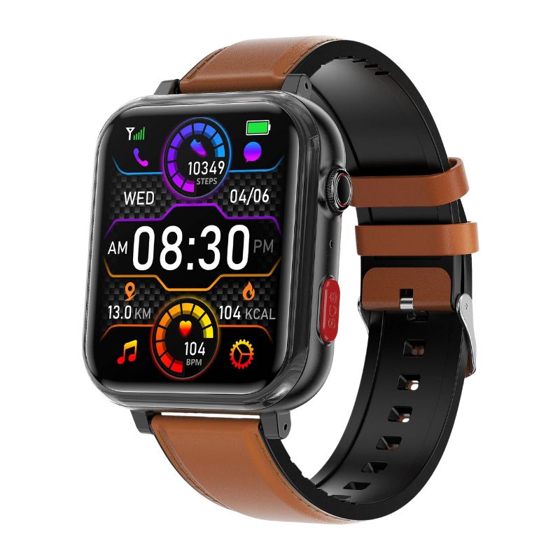 PH18 Fall Detection One-click SOS Call GPS Positioning Blood Glucose Texts and Receive Notification Health Smart Watch