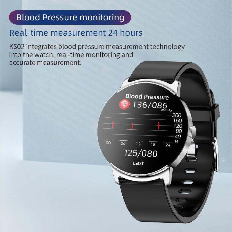 PHS2 Buit-in NFC Ststem Health Fashion Smart Watch Hear Rate Monitoring Blood Pressure Blood Oxygen - Poalarhealth
