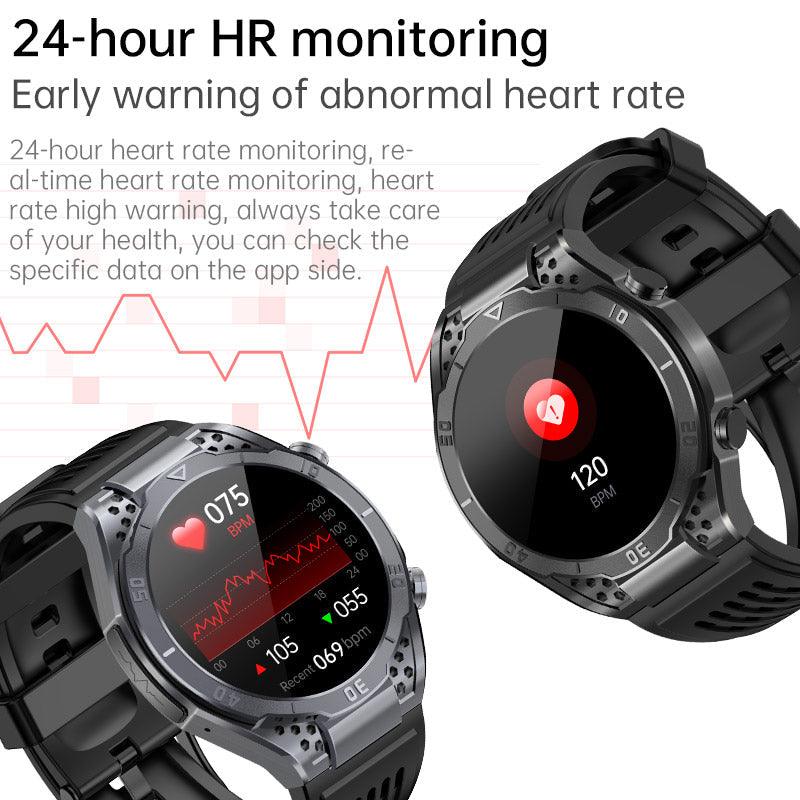 PHS4 AMOLED Business ECG/HRV Blood Glucose Health Smart Watch - Poalarhealth