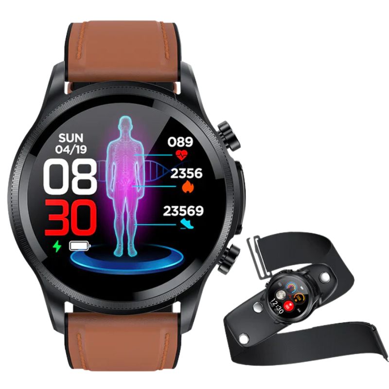 PH400 Cardiac Blood Glucose ECK/EKG Blood Pressure High-end Smart Health Watch