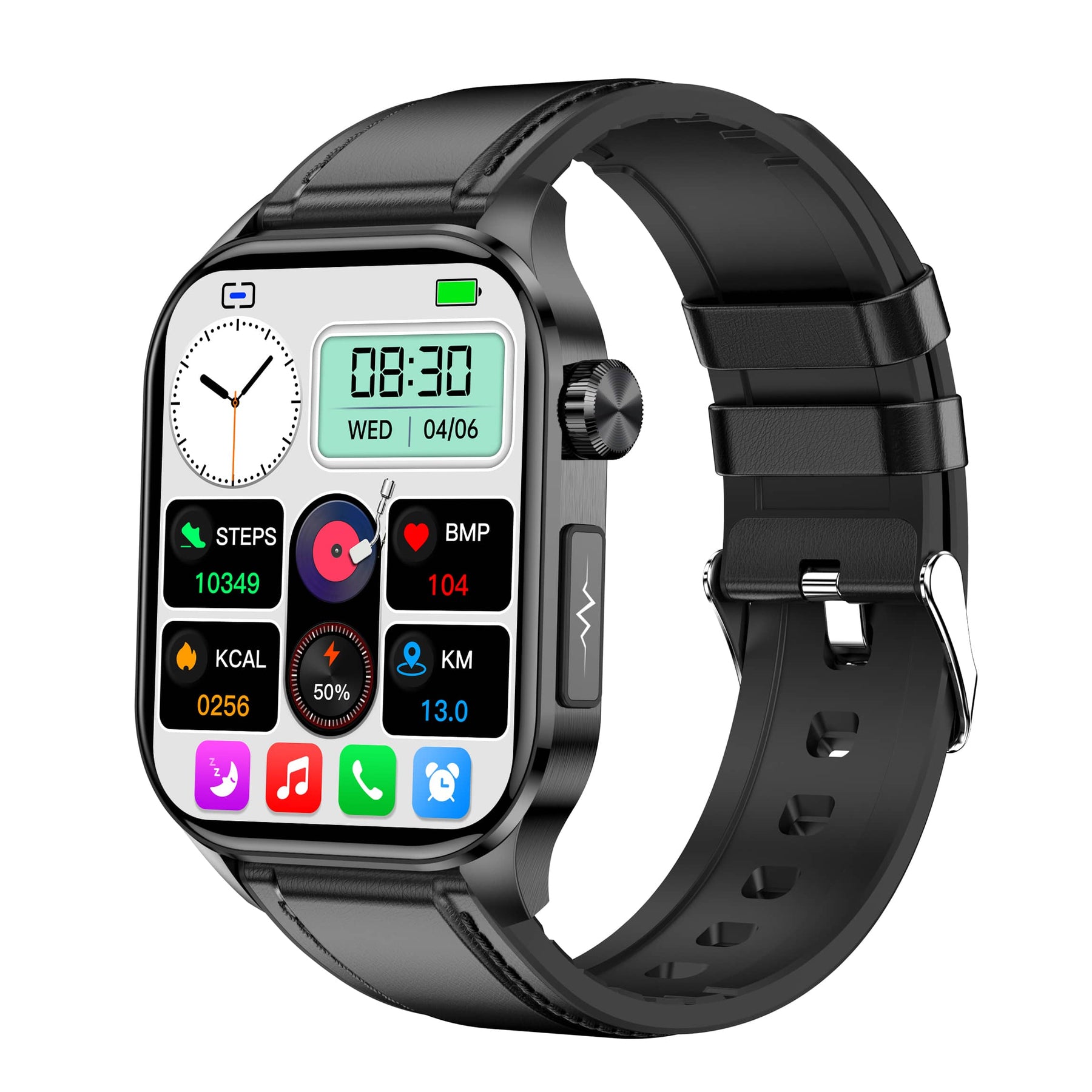 PH580 ECG/EKG Blood Sugar Blood Pressure Call Intelligent Health Management Smart Watch