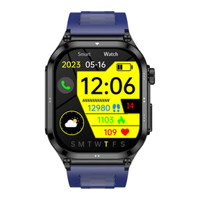 PH281 AMOLED Slim Blood Glucose Outdoor ECG/EKG Bluetooth Calls Health Measurement Smart Watch